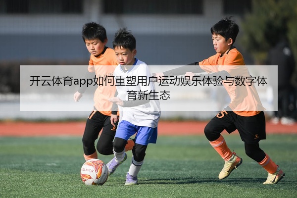 开云体育app如何重塑用户运动娱乐体验与数字体育新生态